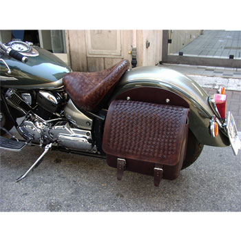 mono-borsa-laterale-cuoio-intrecciata-moto-yamaha-dragstar-cuoio-saddlebags-saddle-motorcycle-leather
