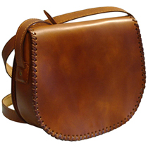 borsa-tracolla-cuoio-vintage-cucita-laccio- pelle- artigianale- fatto a mano-borse Pescara