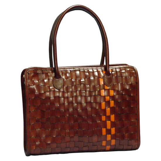 borsa-in-cuoio-intrecciata-mano- pelle- artigianale- fatto a mano-borse Pescara