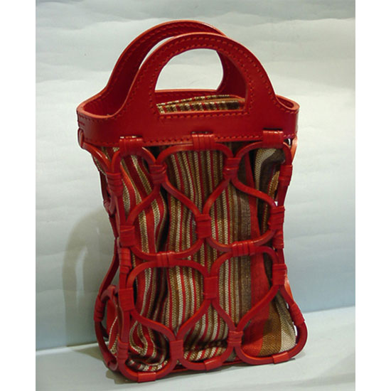 borsa-cuoio-mini-shop-listelli-filo-continuo- pelle- artigianale- fatto a mano-borse Pescara 