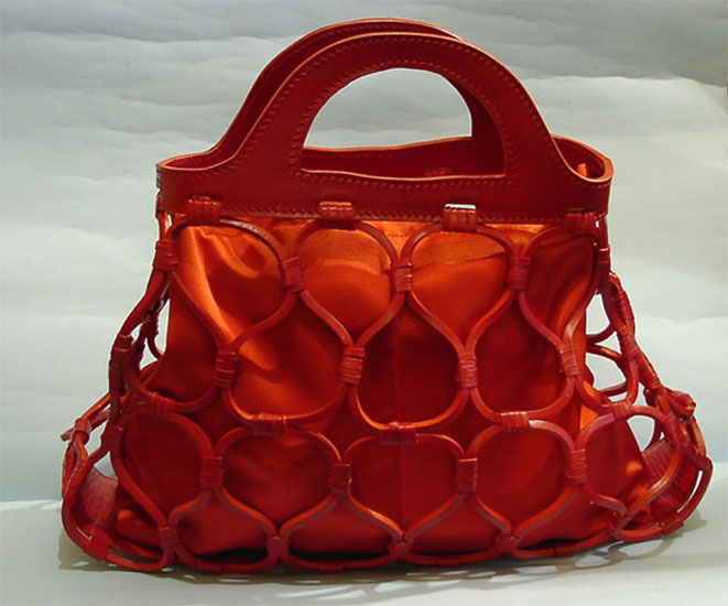 borsa-cuoio-shopper-listelli-filo-continuo-trapezoidale- pelle- artigianale- fatto a mano-borse Pescara