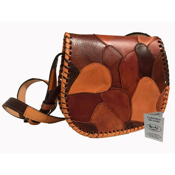 borsa_tracolla_cuoio_patchwork- pelle- artigianale- fatto a mano-borse Pescara