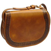 borsa-tracolla-cuoio-vintage-stampinata- pelle- artigianale- fatto a mano-borse Pescara
