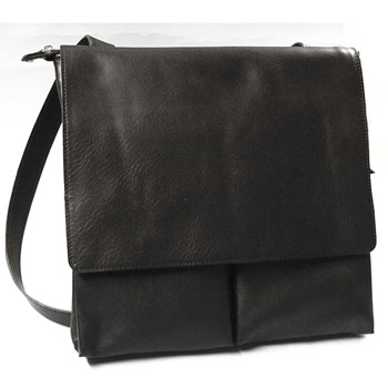 borsa-tracolla-messenger-universit -in-cuoio-mono-scomparto-doppia-tasche-esterne