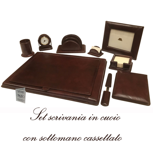 set-scrivania-sottomano-cassettato-ufficio-cuoio 